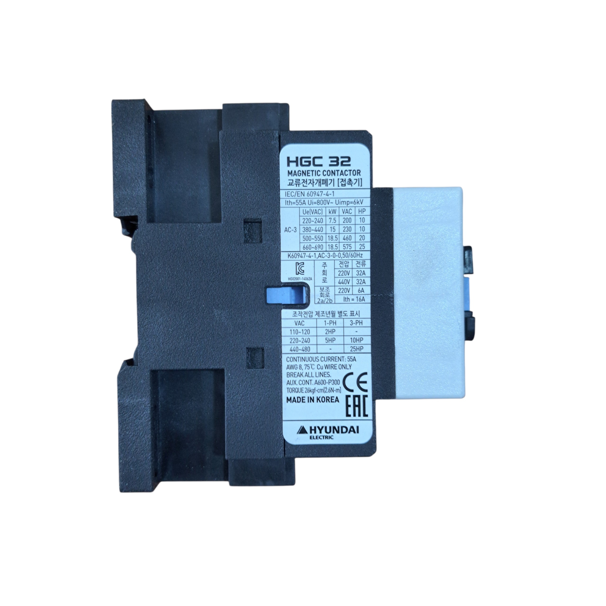 کنتاکتور HYUNDAI HGC-32 کنتاکتور HYUNDAI HGC-32